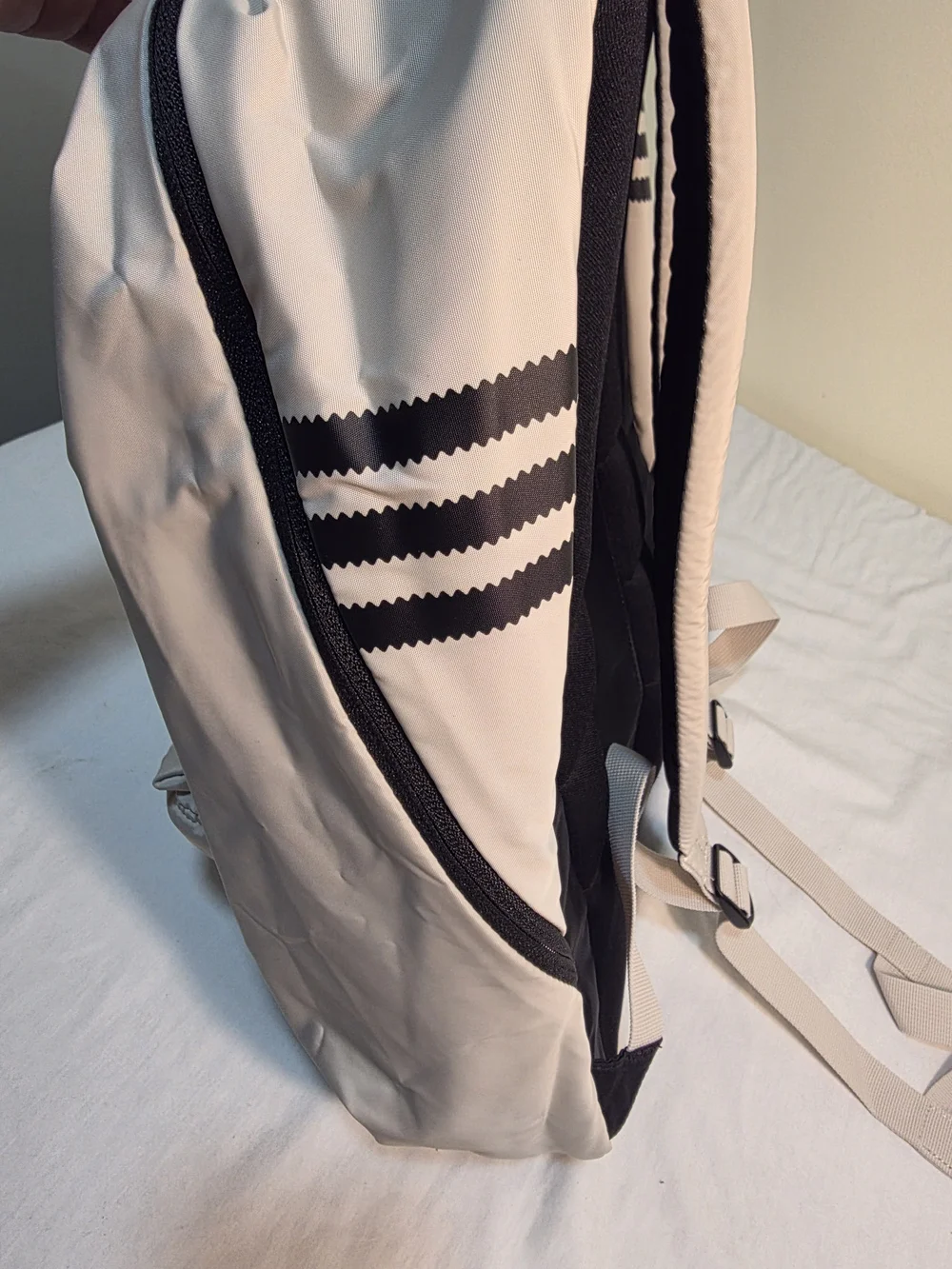​New With Tags Adidas Originals National Plus Backpack - Alumina Beige / Black